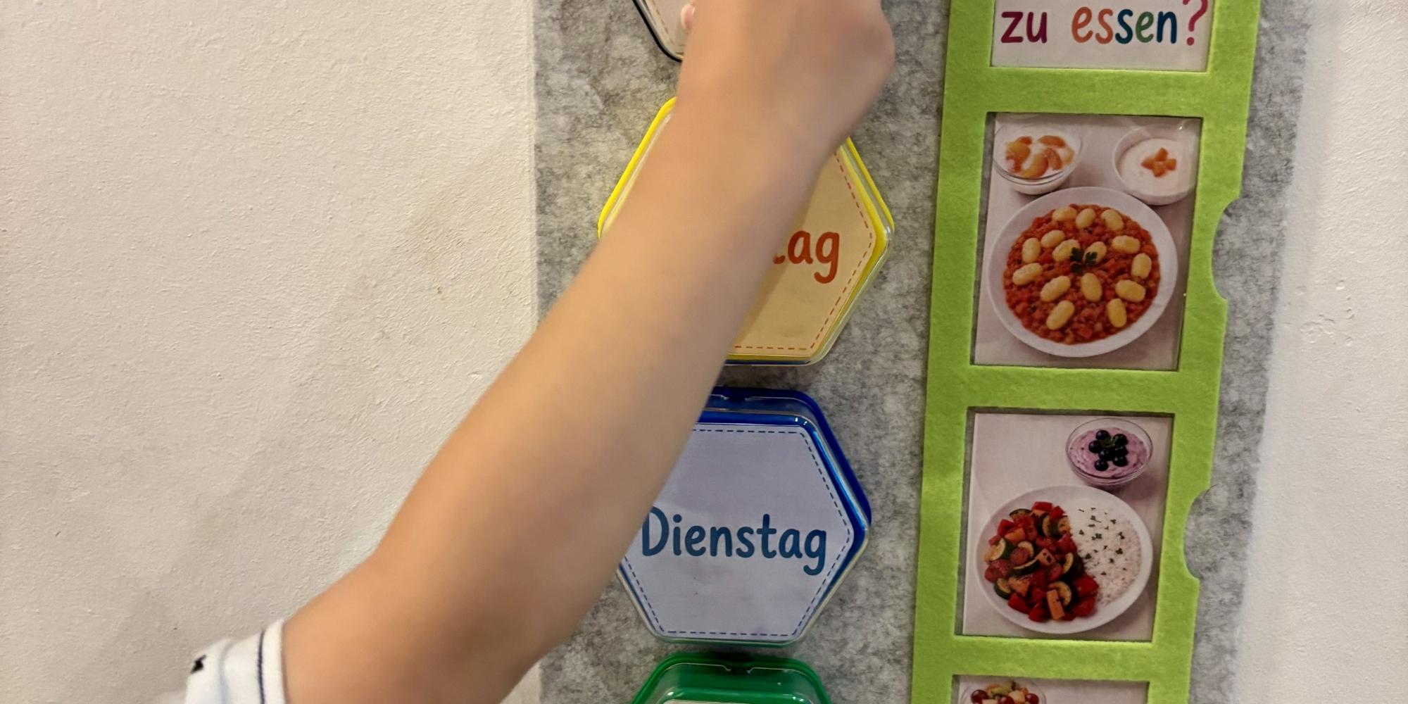 sprechender Speiseplan