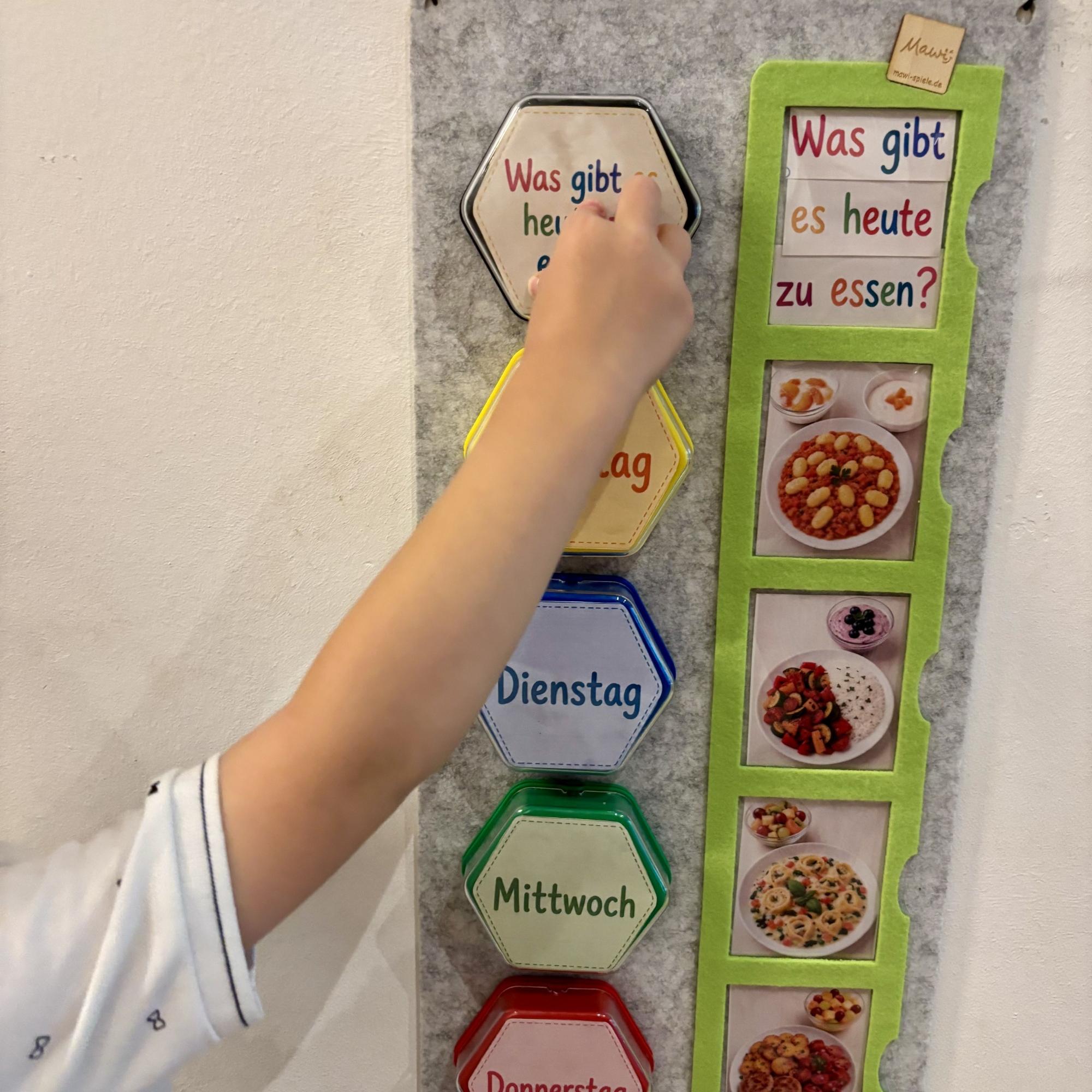 sprechender Speiseplan